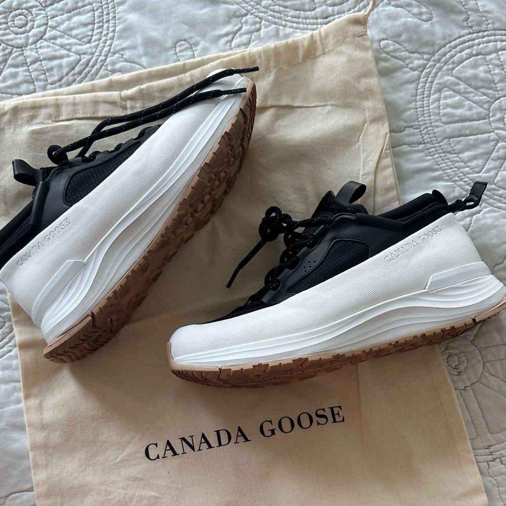 Canada Goose Black and White Sneakers